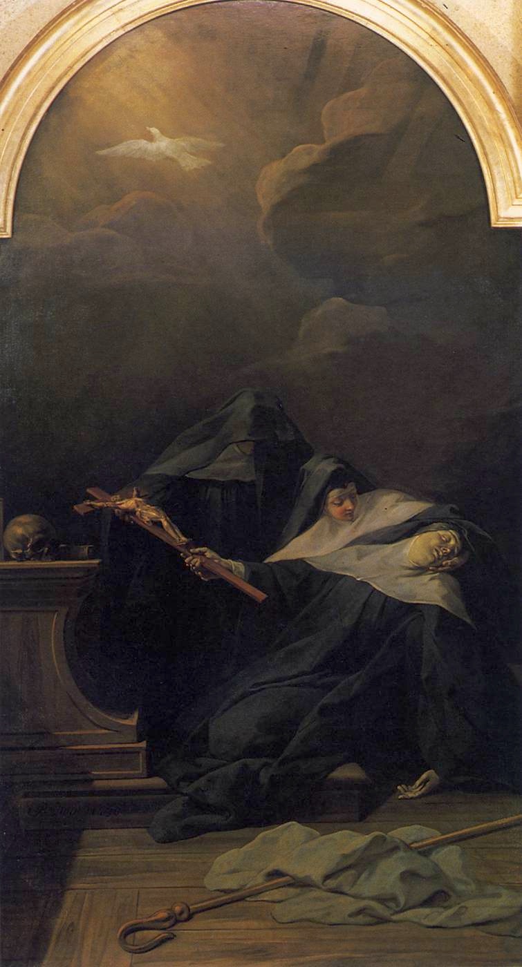 St Scholastica devotional image