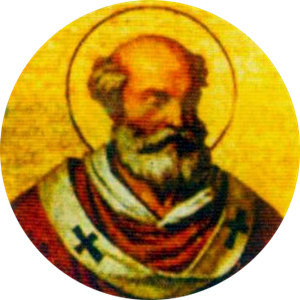 St Silverius devotional image