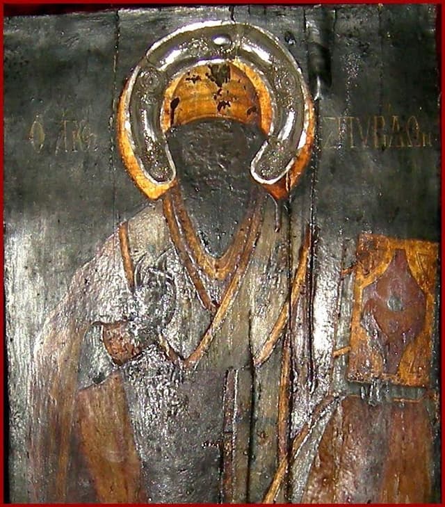 Icon of Saint Spiridion from the Church of Saint Spiridion in Kastoria