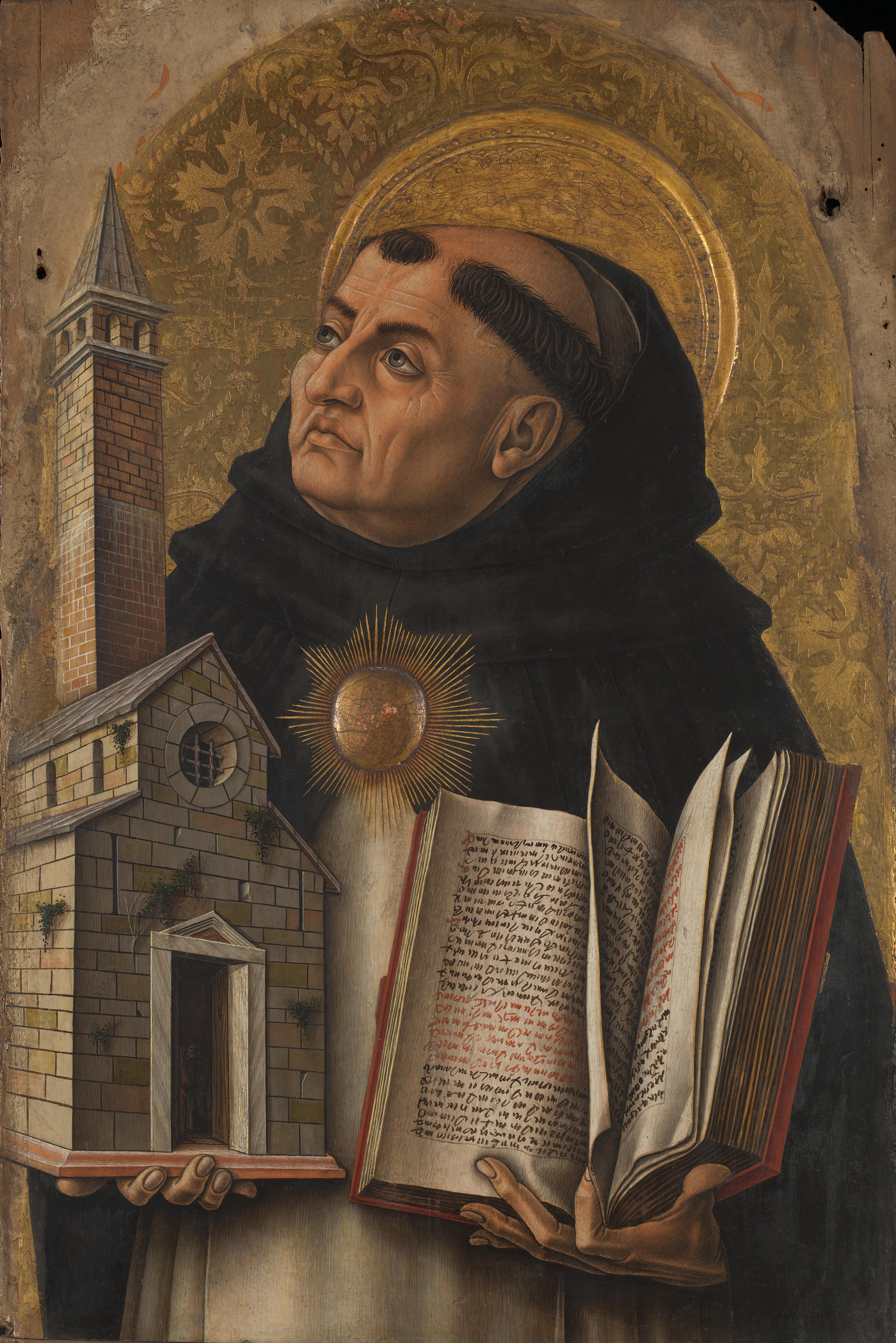 St Thomas Aquinas devotional image