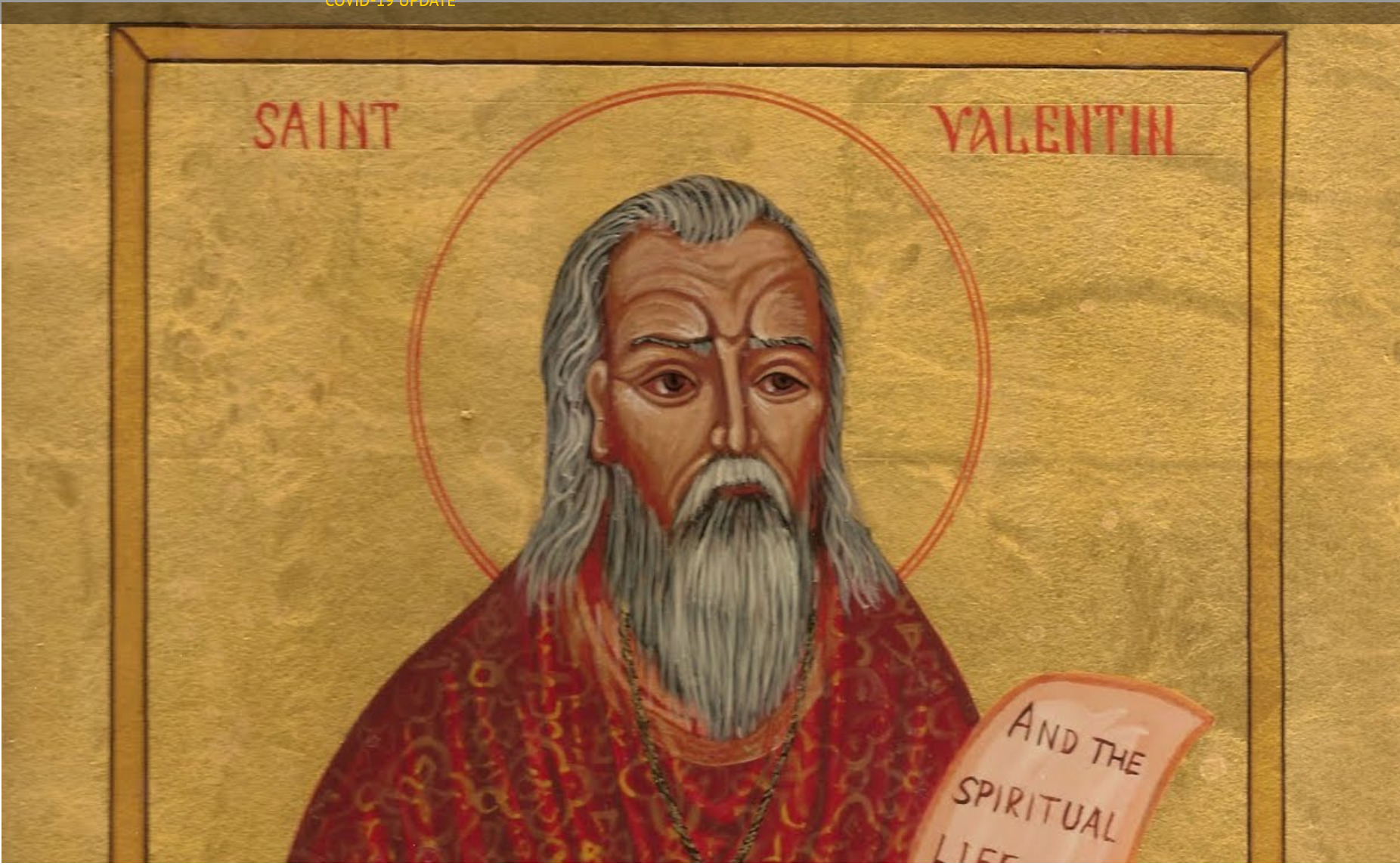 St Valentine devotional image