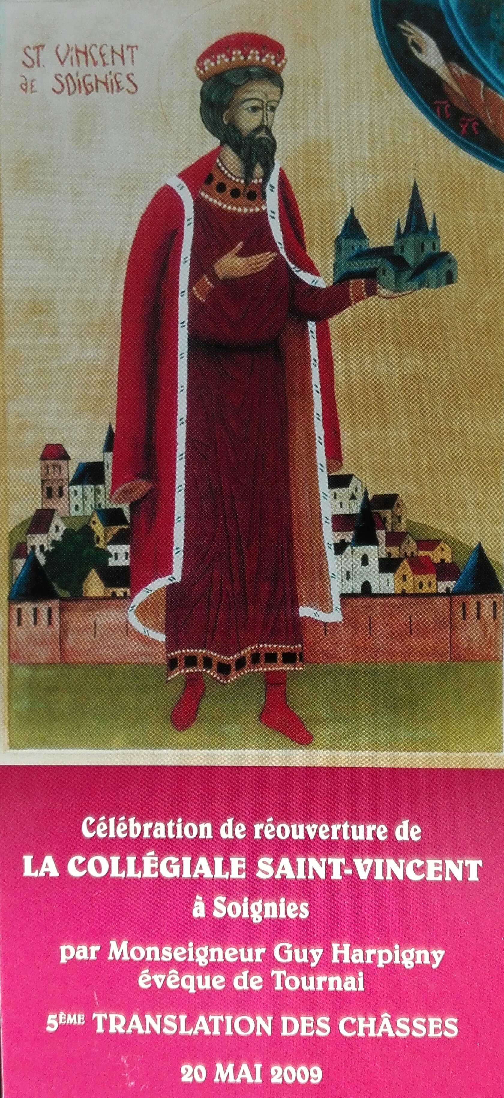 St Vincent Madelgarius devotional image