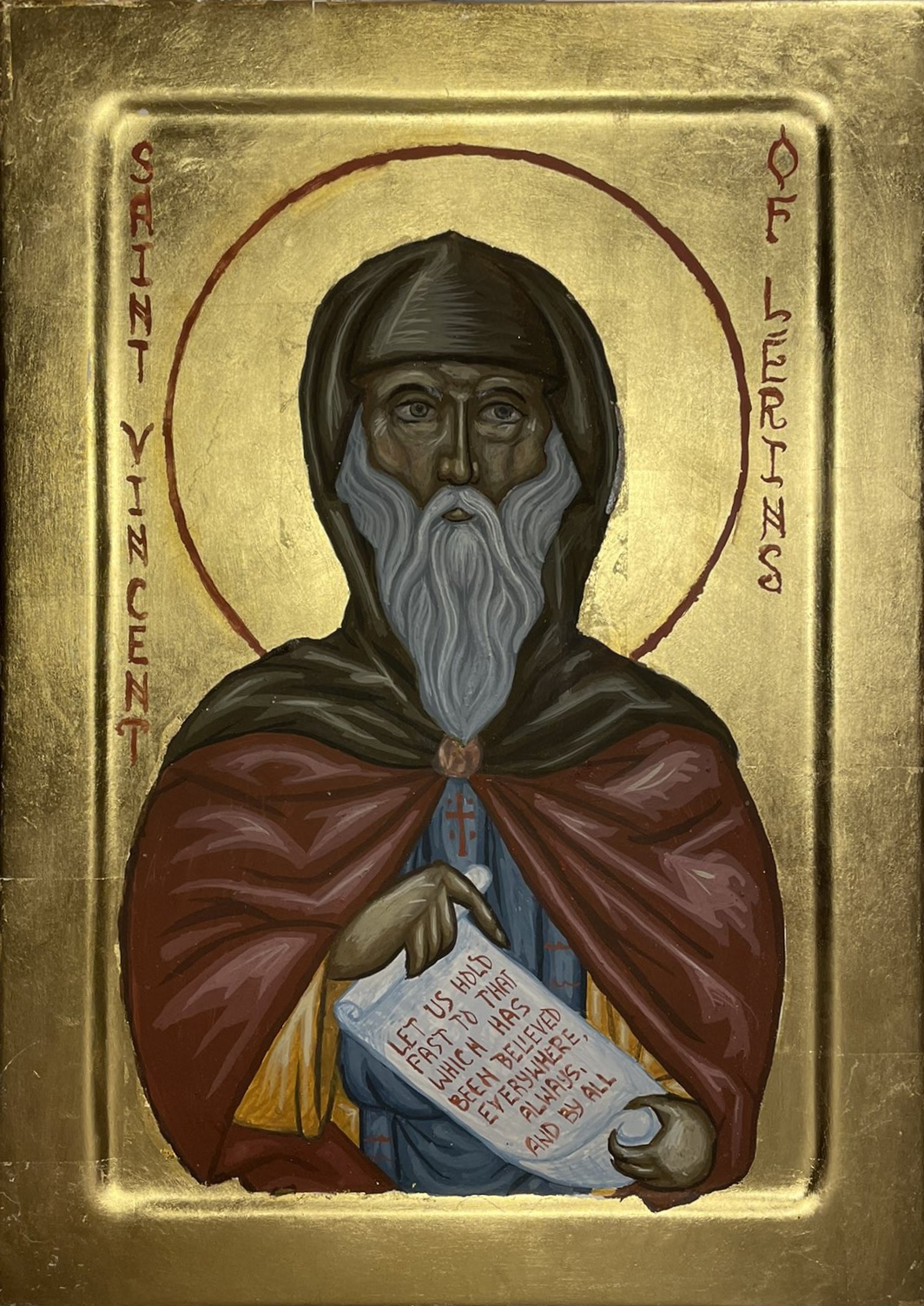 St Vincent of Lerins devotional image