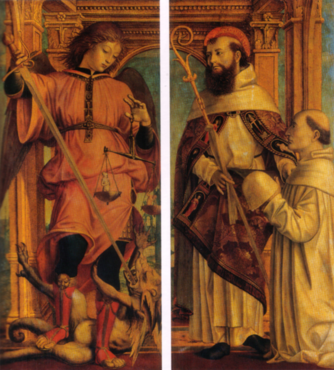 St William of Vercelli devotional image