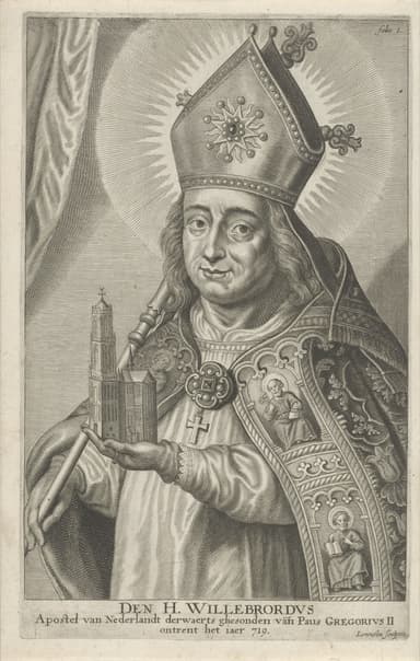 St. Willibrord devotional image