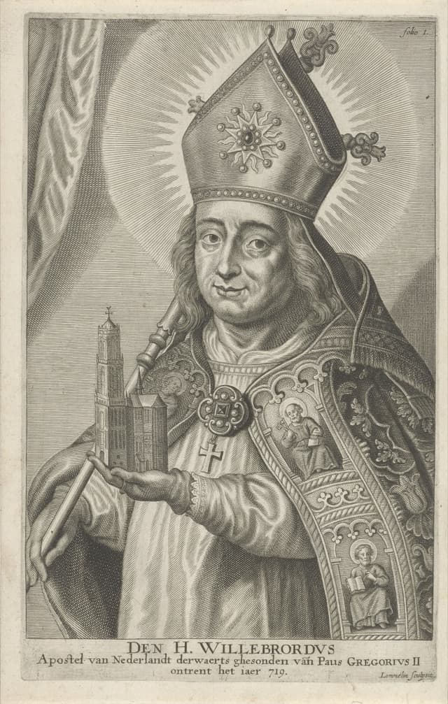 Portrait of Saint Willibrord