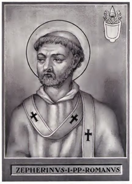 Portrait of Pope Zephyrinus