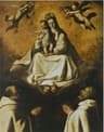 The Virgin of Mercy with the Child Jesus and two Mercedarian friars