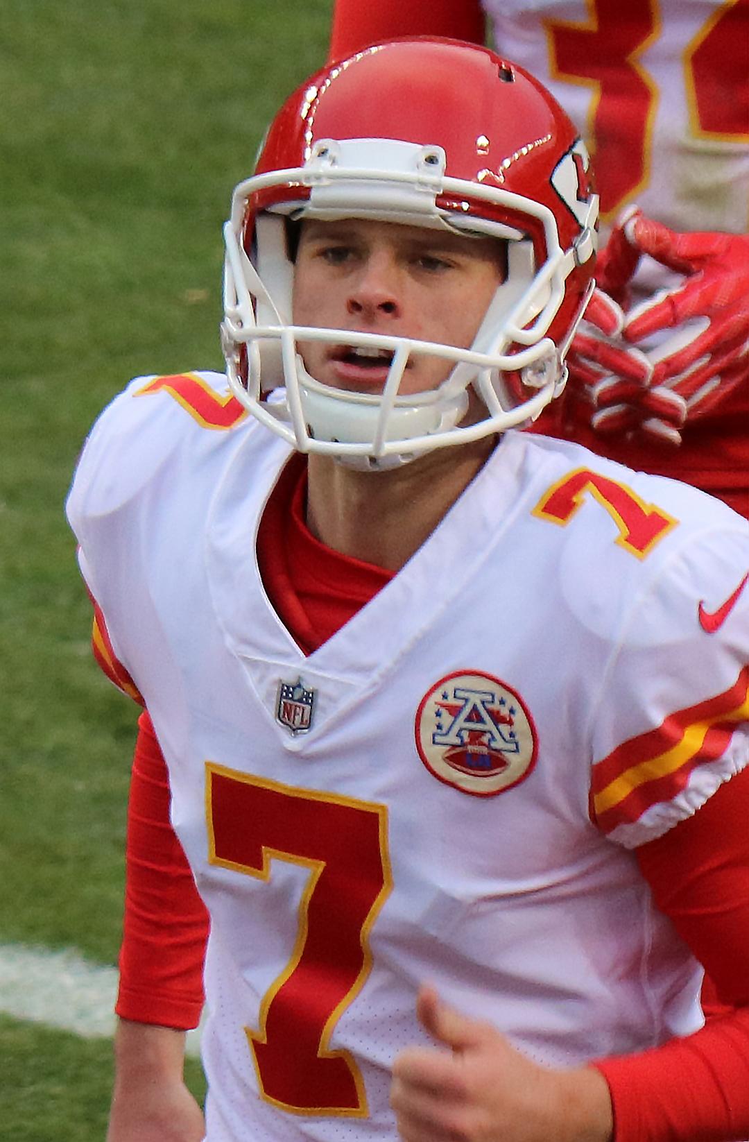 Harrison Butker with the Kansas City Chiefs during a game