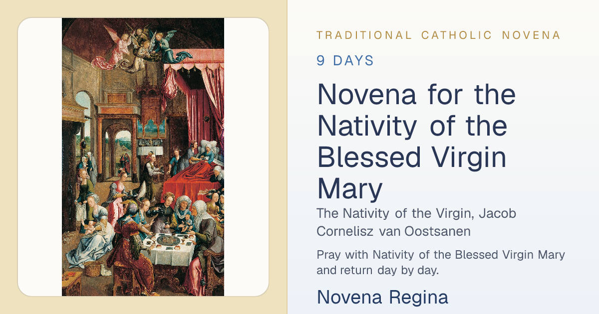 Novena for the Nativity of the Blessed Virgin Mary | Novena Regina